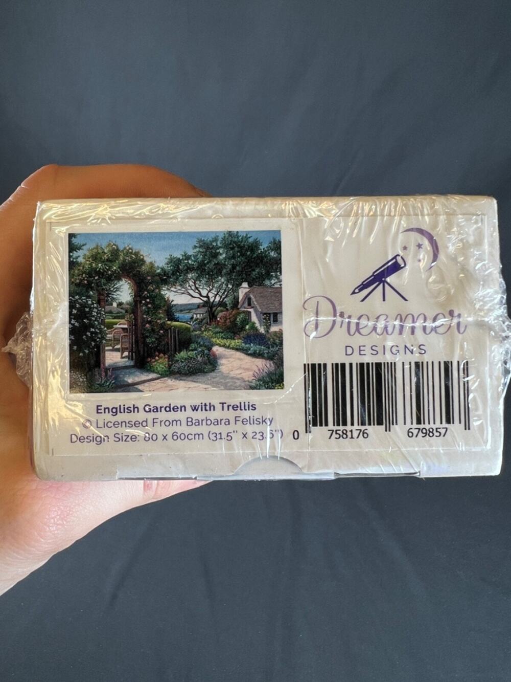 Dreamer DESIGNS Diamond Art Kit English Garden with Trellis 31"/23.6” New Sealed